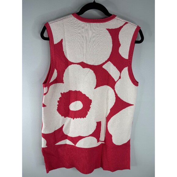 NWT Marimekko Tilma Unikko Sweater Vest Size M Anthropologie - Picture 7 of 7